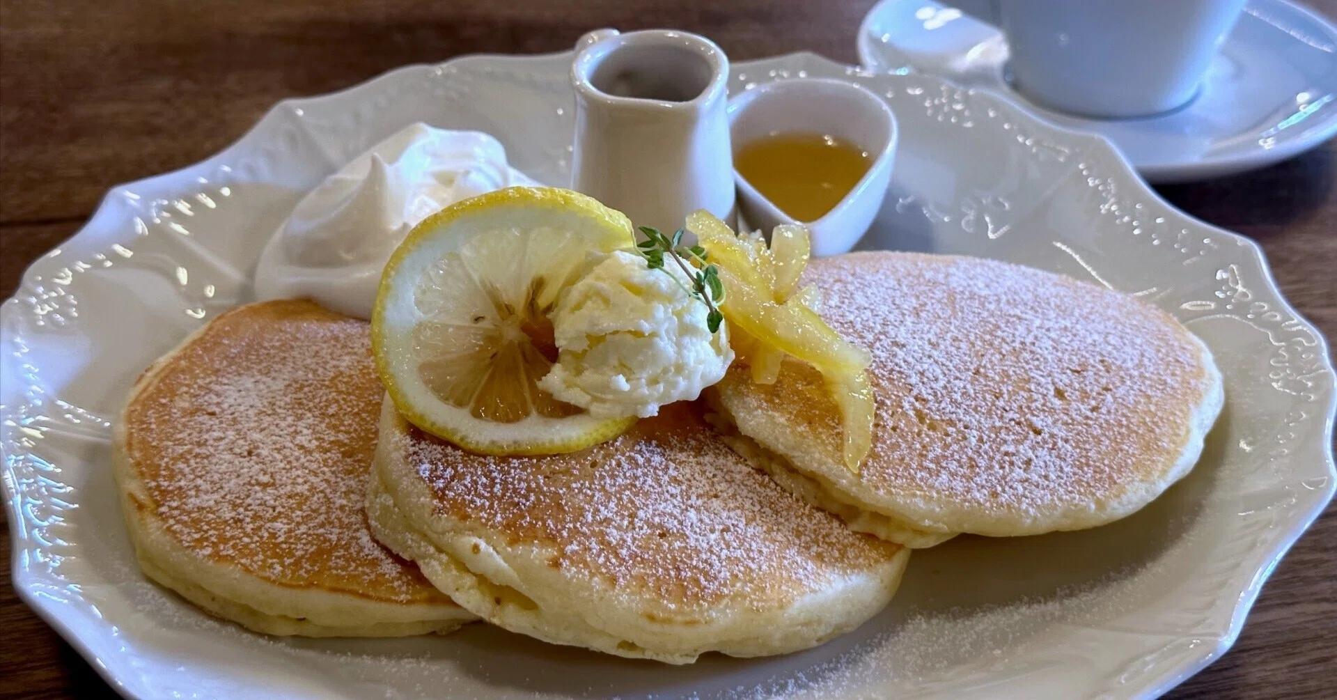 Daisy Cakes served for brunch at Waking Daisy in Brookfield
